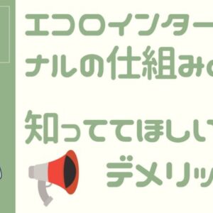 エコロインターナショナルの仕組みとは？知っててほしいデメリット！